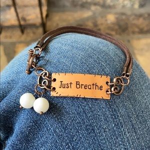 💖Just Breathe Copper Bracelet
